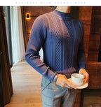 Sage knitted Half Turtleneck