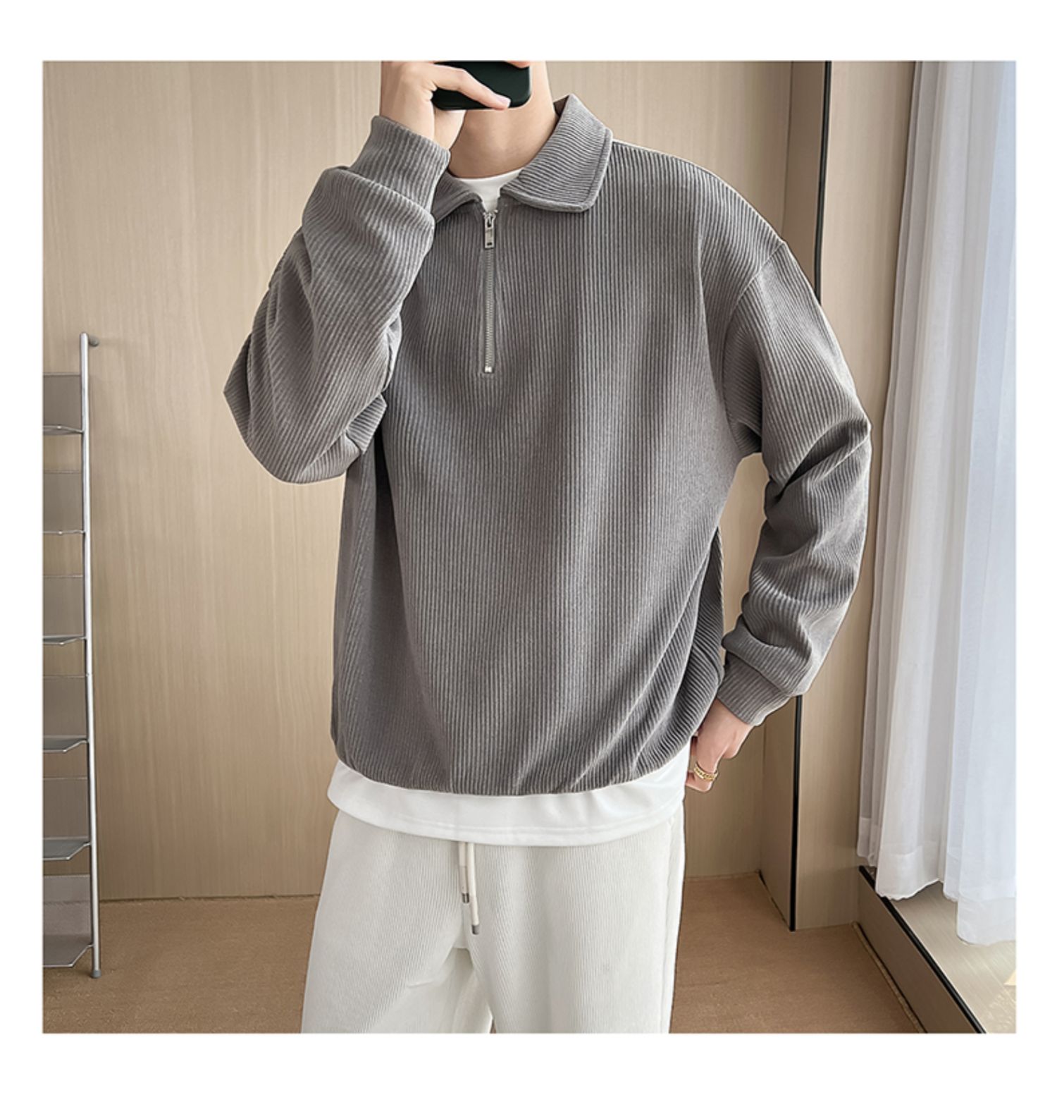 Half zip Premium Sweater