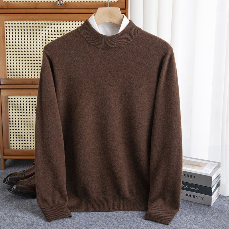 Half-collar Wool Sweater