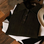 Lapel Knitted Polo