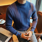 Sage knitted Half Turtleneck