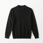 Black sweater on a white background