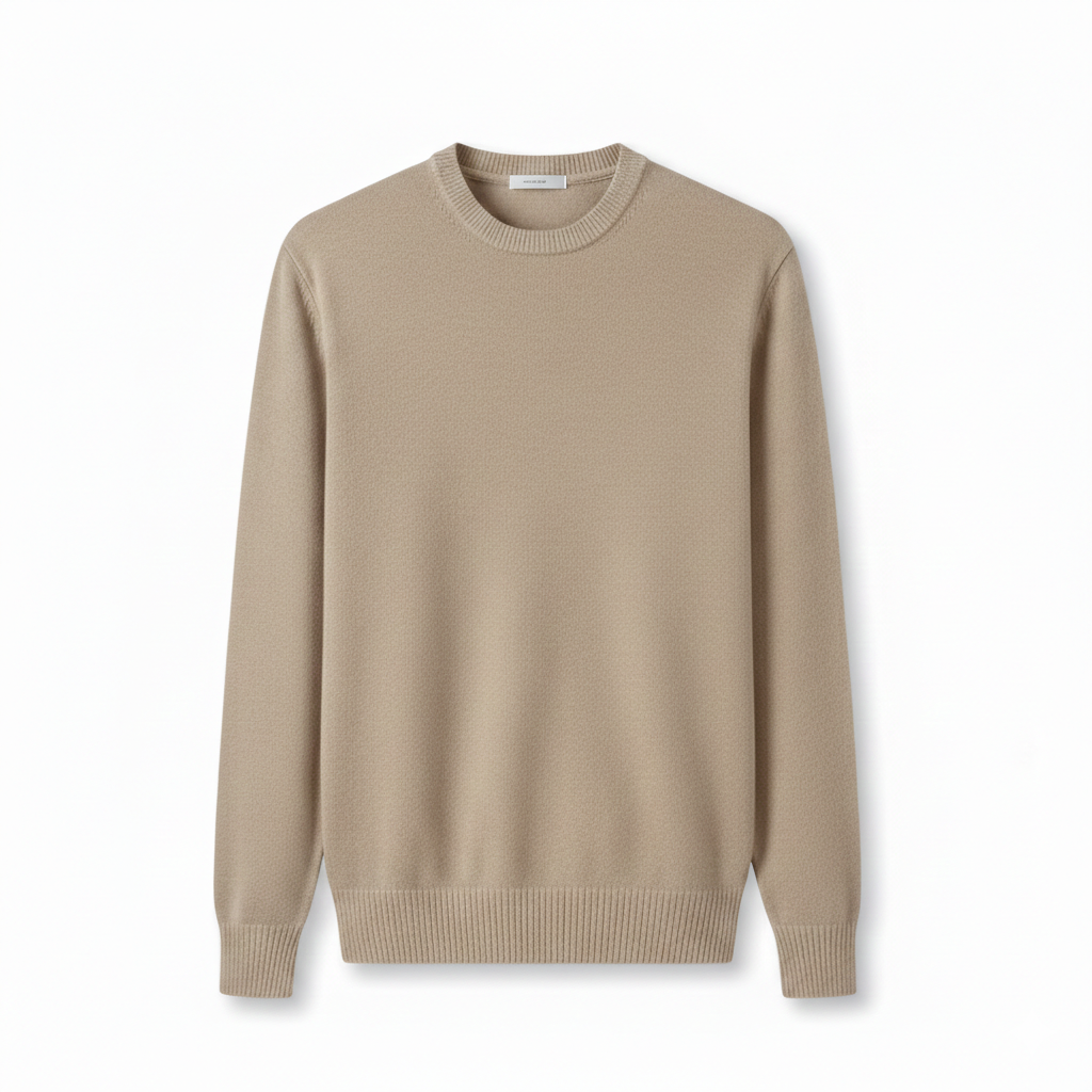 Tencel wool Round neck Sweater