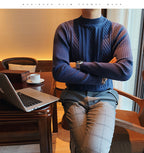 Sage knitted Half Turtleneck